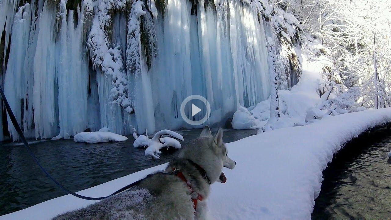 Это волшебная ледяная красота Плитвицких озер!